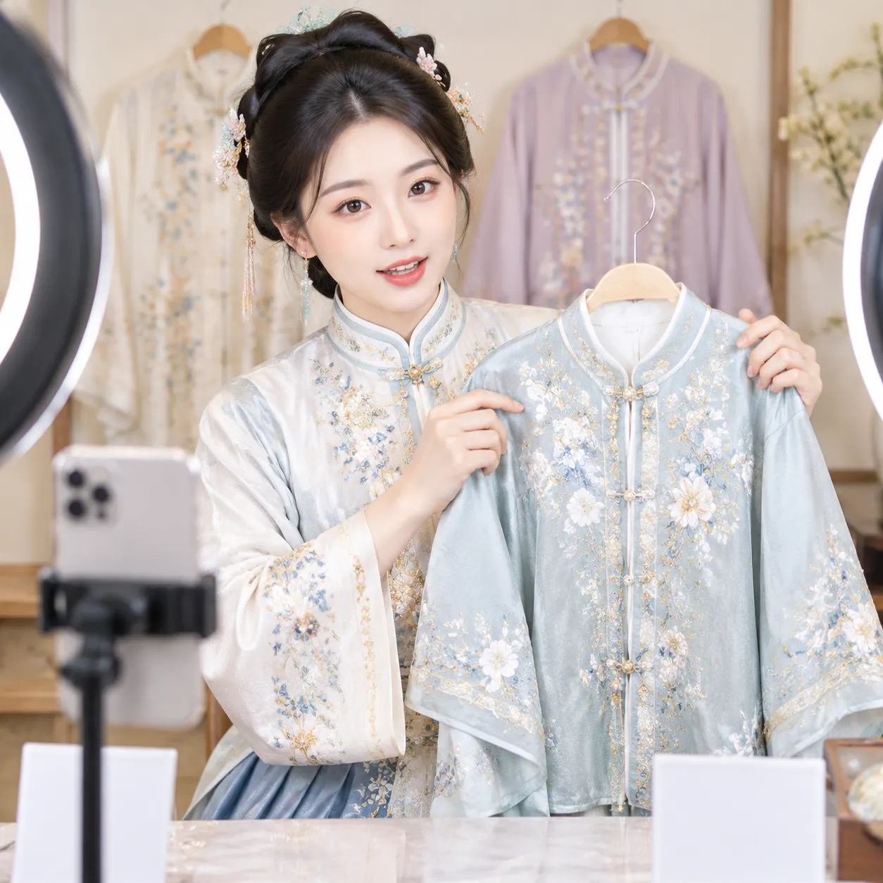 汉服直播带货形象